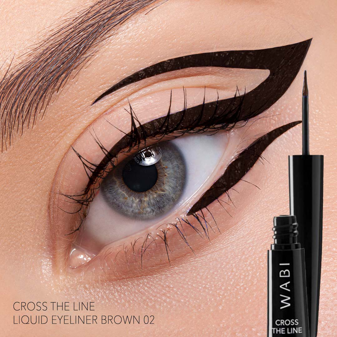 WABI Cross The Line Liquid Eyeliner Brown 02 WABI Cross The Line Liquid Eyeliner Brown 02 - Image 1