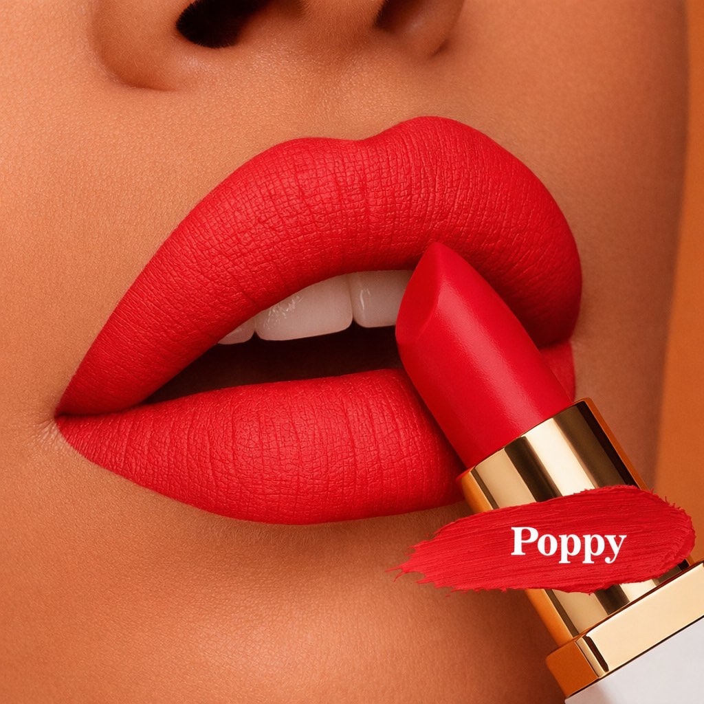 WABI Adored Color Velvet Lipstick - Poppy WABI Adored Color Velvet Lipstick - Poppy - Image 1