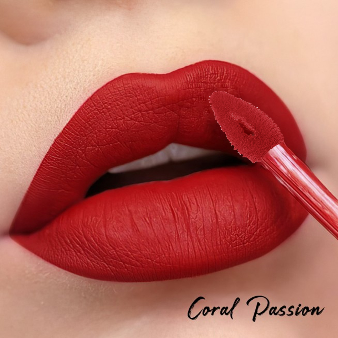 WABI Matte Revolution Liquid Lipstick - Coral Passion WABI Matte Revolution Liquid Lipstick - Coral Passion - Image 1