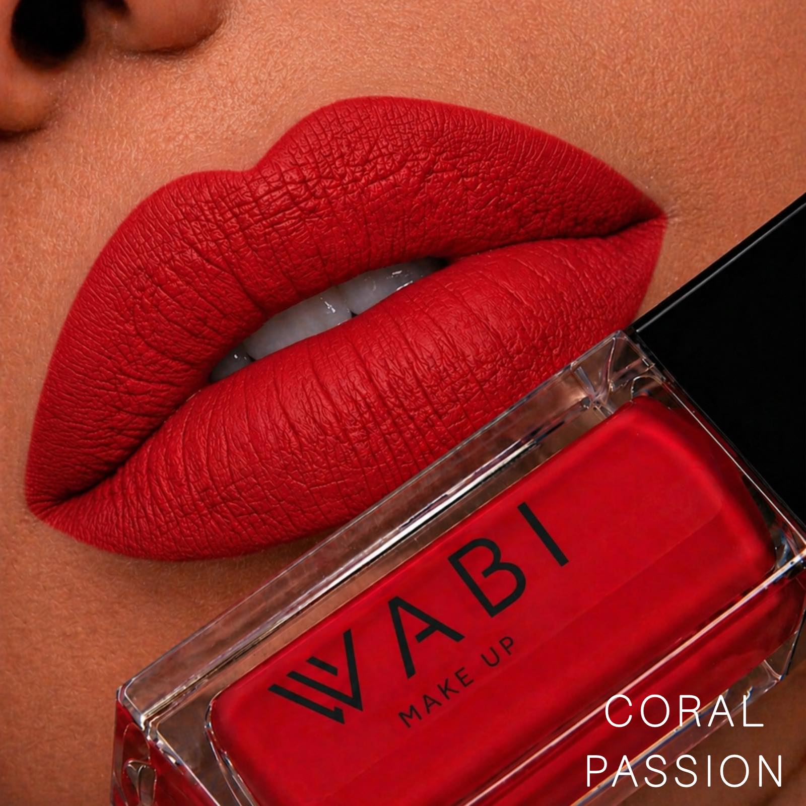 WABI Matte Revolution Liquid Lipstick - Coral Passion