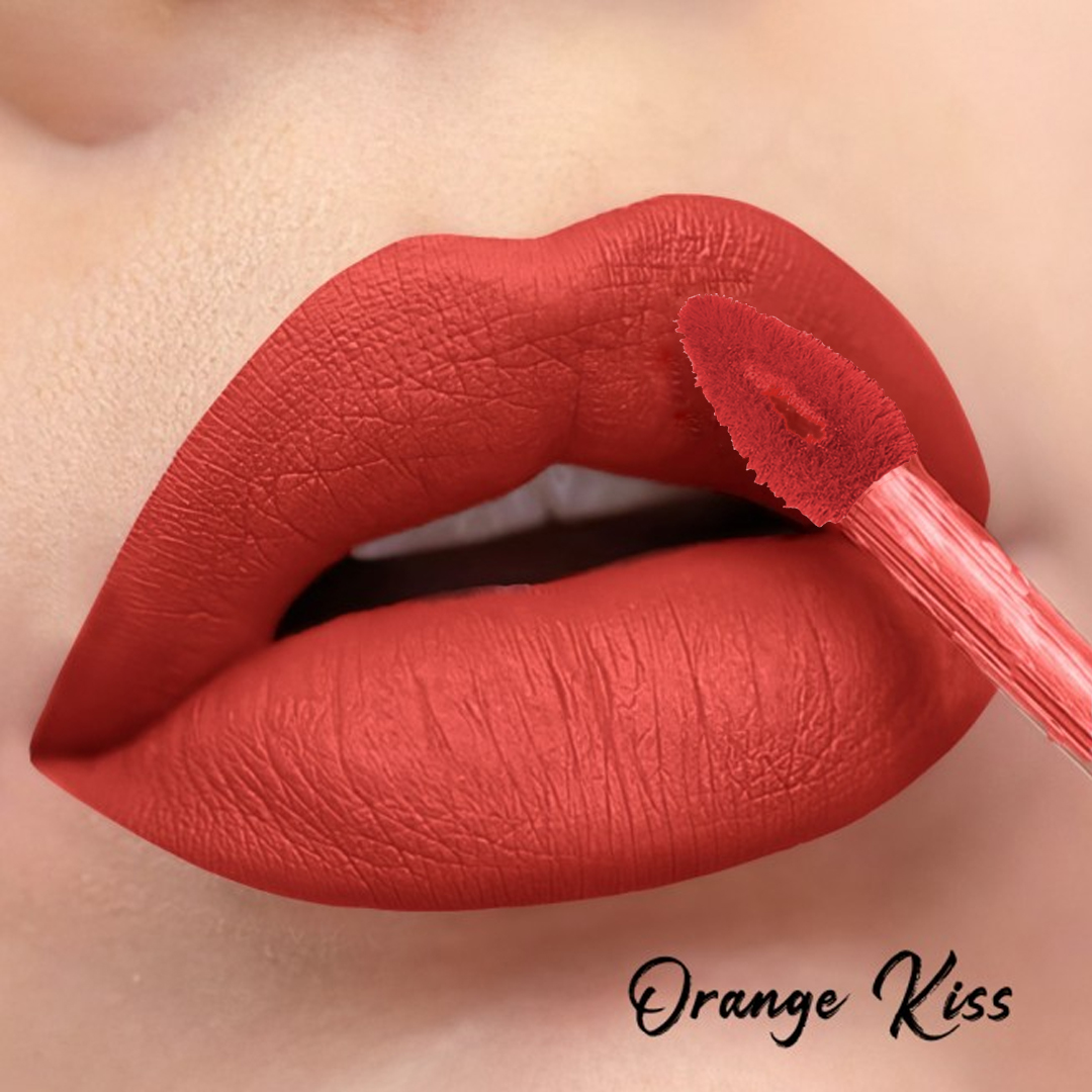 WABI Matte Revolution Liquid Lipstick - Orange Kiss WABI Matte Revolution Liquid Lipstick - Orange Kiss - Image 1