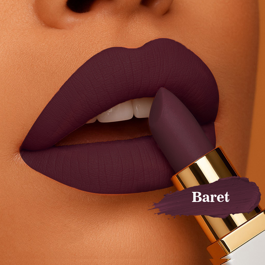 WABI Adored Color Velvet Lipstick - Baret WABI Adored Color Velvet Lipstick - Baret - Image 1