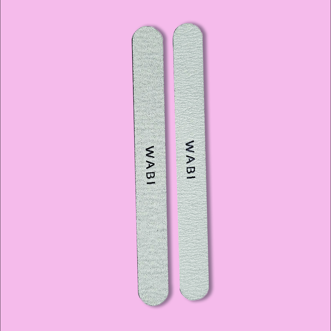 WABI Straight Nail File 2 pieces